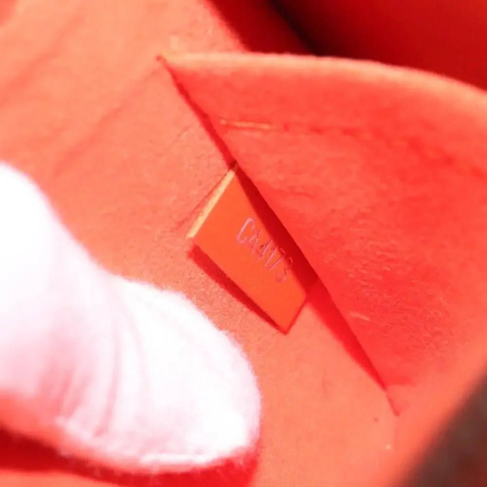 Louis Vuitton Epi Neverfull PM Pouch Orange